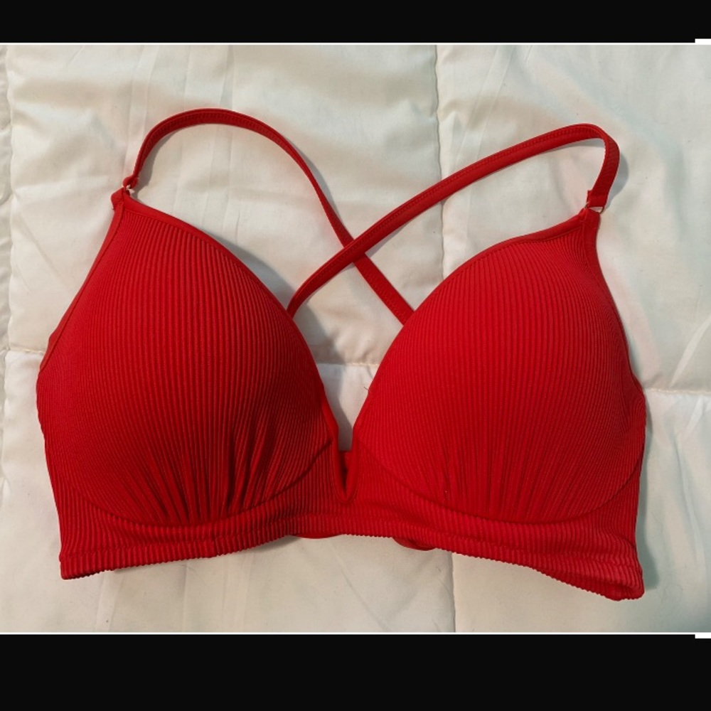 Red Bikini Top NWOT